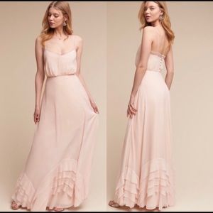 NEW with tags Watters ice pink dove dress BHLDN
